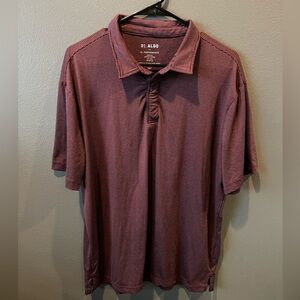 Men's Burgundy Polo Shirt